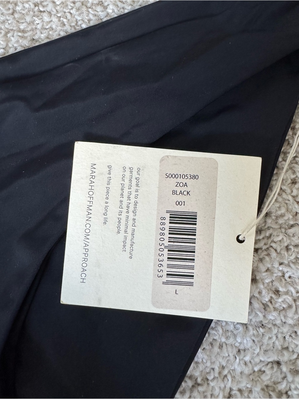 Mara Hoffman Black Bikini Bottoms Bundle size Large - Picture 5 of 5